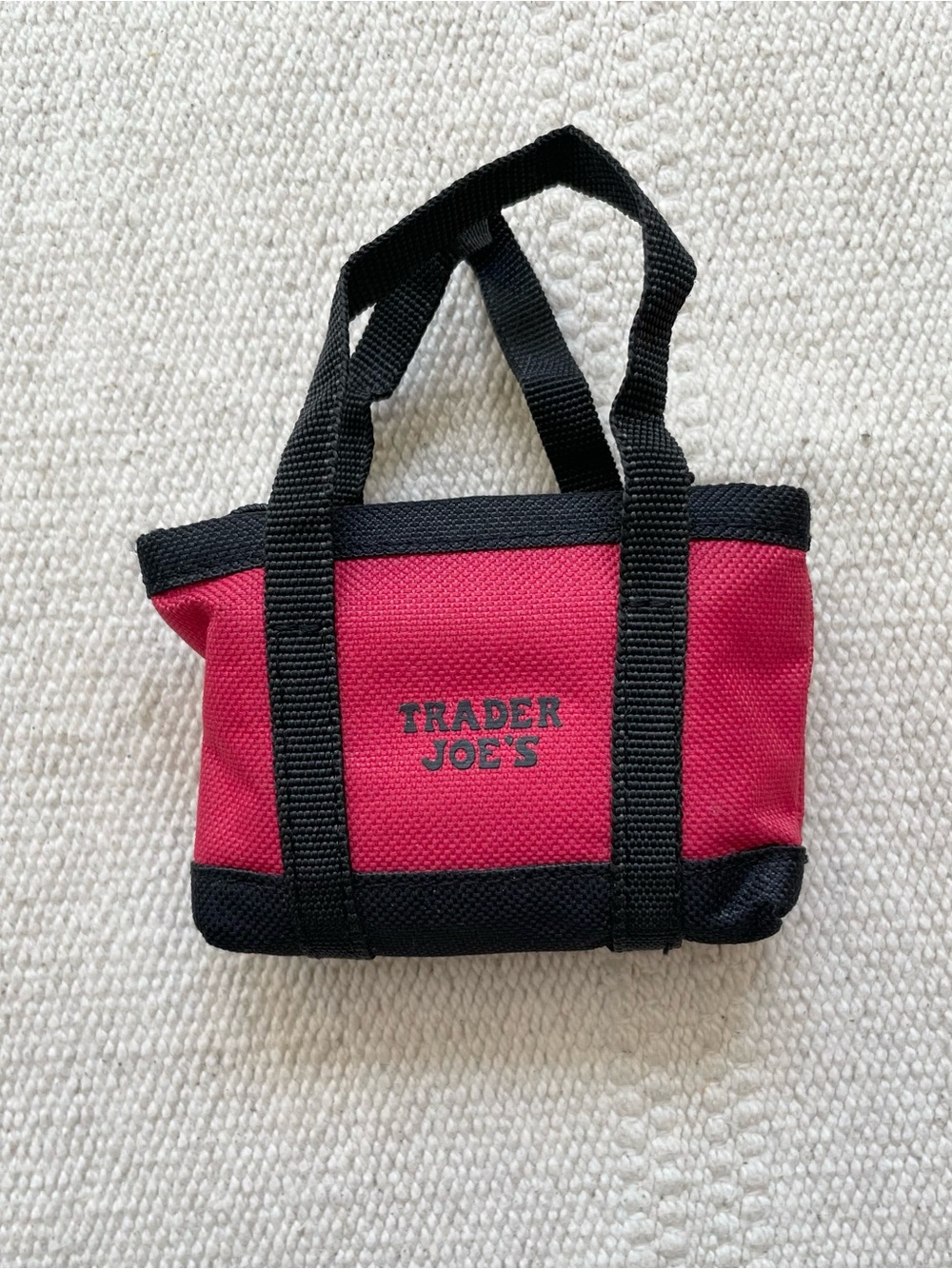 Trader Joe's Mini Micro Tote With Reusable Grocery Bag Limited Edition NEW